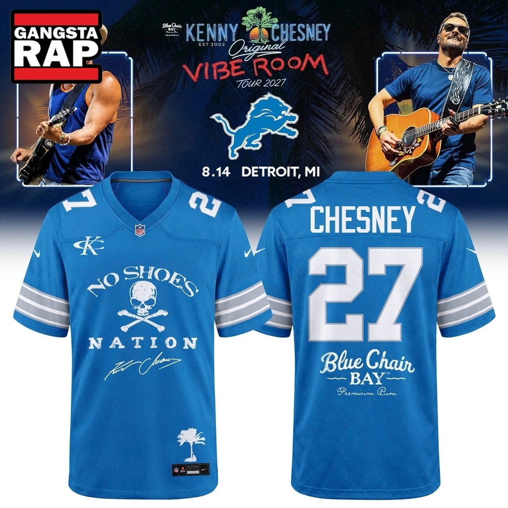 Detroit Lions x Kenny Chesney The Original Vibe Room Tour 2027 Football Jersey, Trending Football Jersey Detroit Lions x Kenny Chesney The Original Vibe Room Tour 2027 Football Jersey, Trending Football Jersey