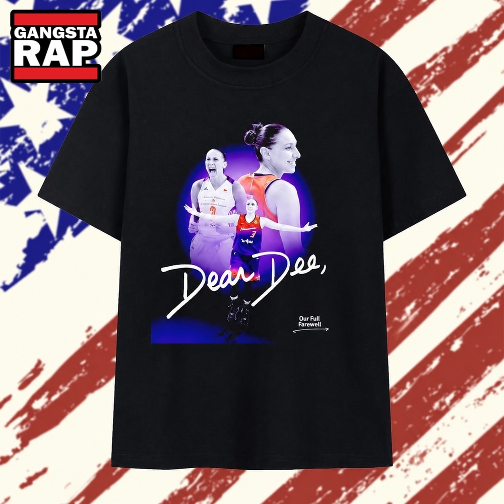 Diana Taurasi Phoenix Mercury Dear Dee Our Full Farewell T Shirt, Trending 2D Shirt Diana Taurasi Phoenix Mercury Dear Dee Our Full Farewell T Shirt, Trending 2D Shirt