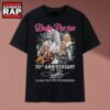 Dolly Parton 70th Anniversary 1956 2026 Signatures Graphic T Shirt, Music 2D Shirt Dolly Parton 70th Anniversary 1956 2026 Signatures Graphic T Shirt
