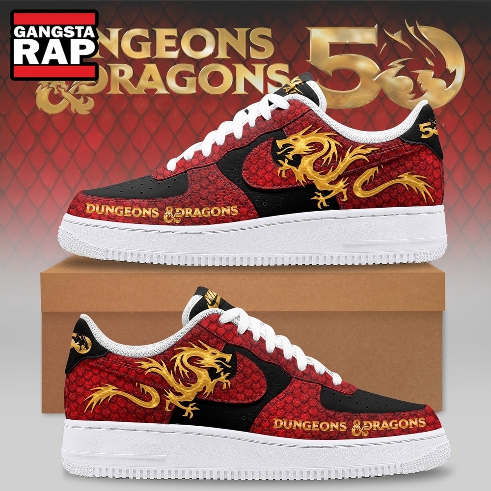 Dungeons & Dragons 50th Anniversary Custom Air Force 1 Shoes, Music Air Force 1 Shoes Dungeons & Dragons 50th Anniversary Custom Air Force 1 Shoes, Music Air Force 1 Shoes