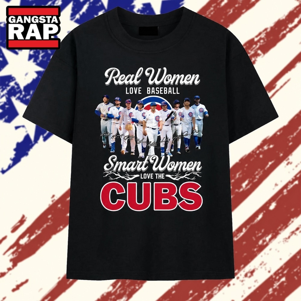eal Women Love Baseball Smart Women Love The Cubs Signatures T Shirt, Trending 2D Shirt Eal Women Love Baseball Smart Women Love The Cubs Signatures T Shirt