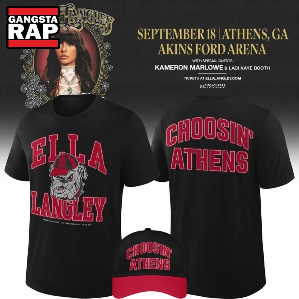 Ella Langley x Georgia Bulldogs 2026 Exclusive Edition T Shirt, Trending 3D Music Shirt Ella Langley x Georgia Bulldogs 2026 Exclusive Edition T Shirt, Trending 3D Music Shirt