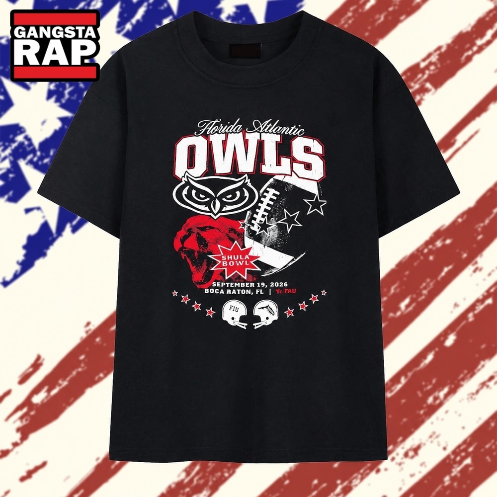 Florida Atlantic Owls vs FIU Shula Bowl September 19 2026 Boca Raton T Shirt, Trending 2D Shirt Florida Atlantic Owls vs FIU Shula Bowl September 19 2026 Boca Raton T Shirt, Trending 2D Shirt
