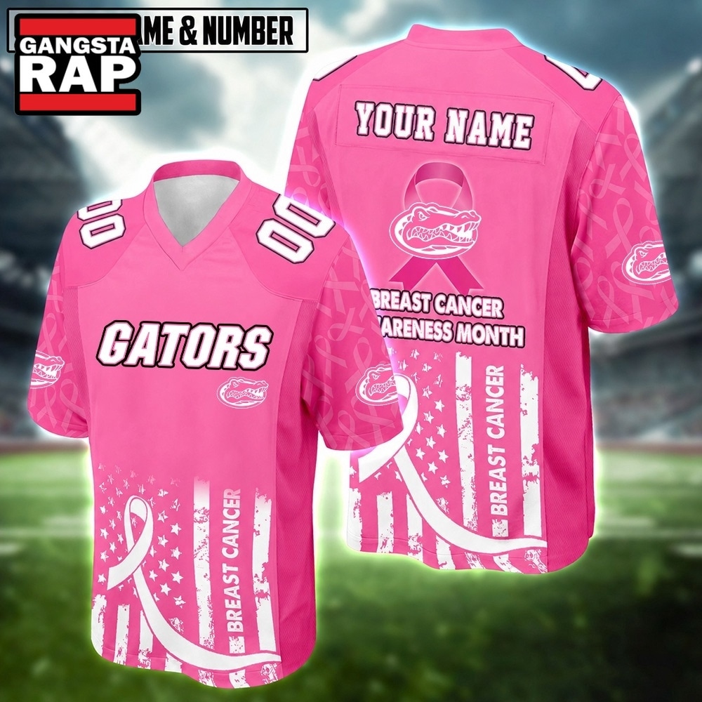 Florida Gators NCAA Breast Cancer Awareness Month 2026 Football Jersey, Trending Football Jersey Florida Gators NCAA Breast Cancer Awareness Month 2026 Football Jersey, Trending Football Jersey