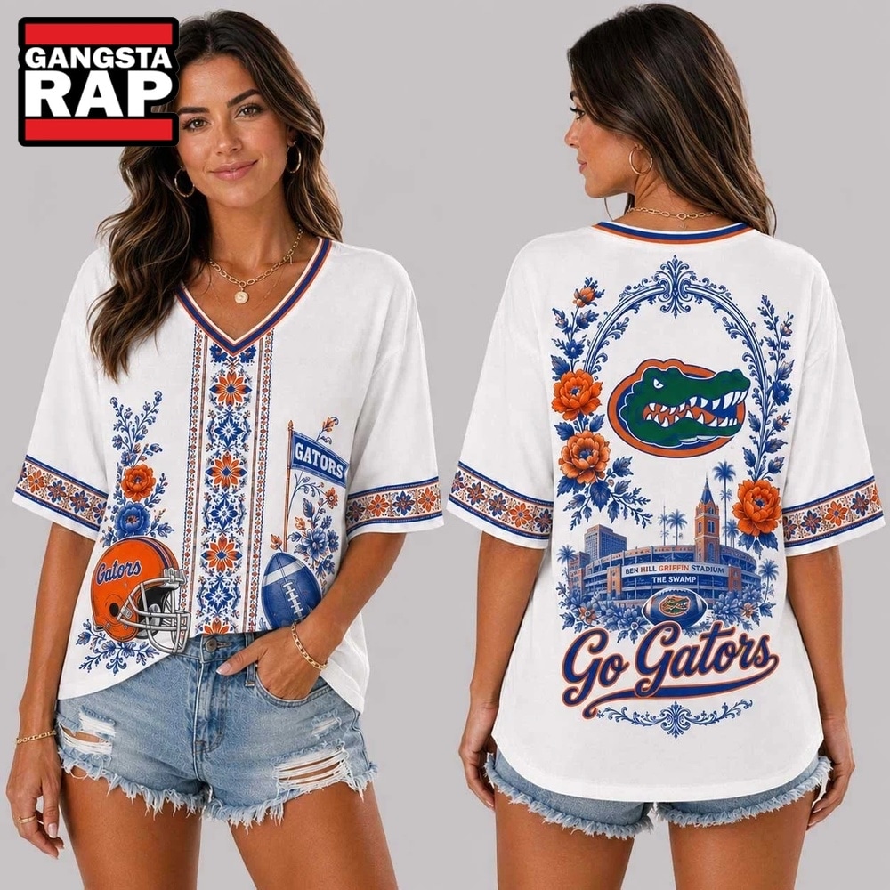 Florida Gators NCAA Collegiate Pride Collection V Neck T Shirt, NCAA V Neck T-Shirt Florida Gators NCAA Collegiate Pride Collection V Neck T Shirt, NCAA V Neck T-Shirt