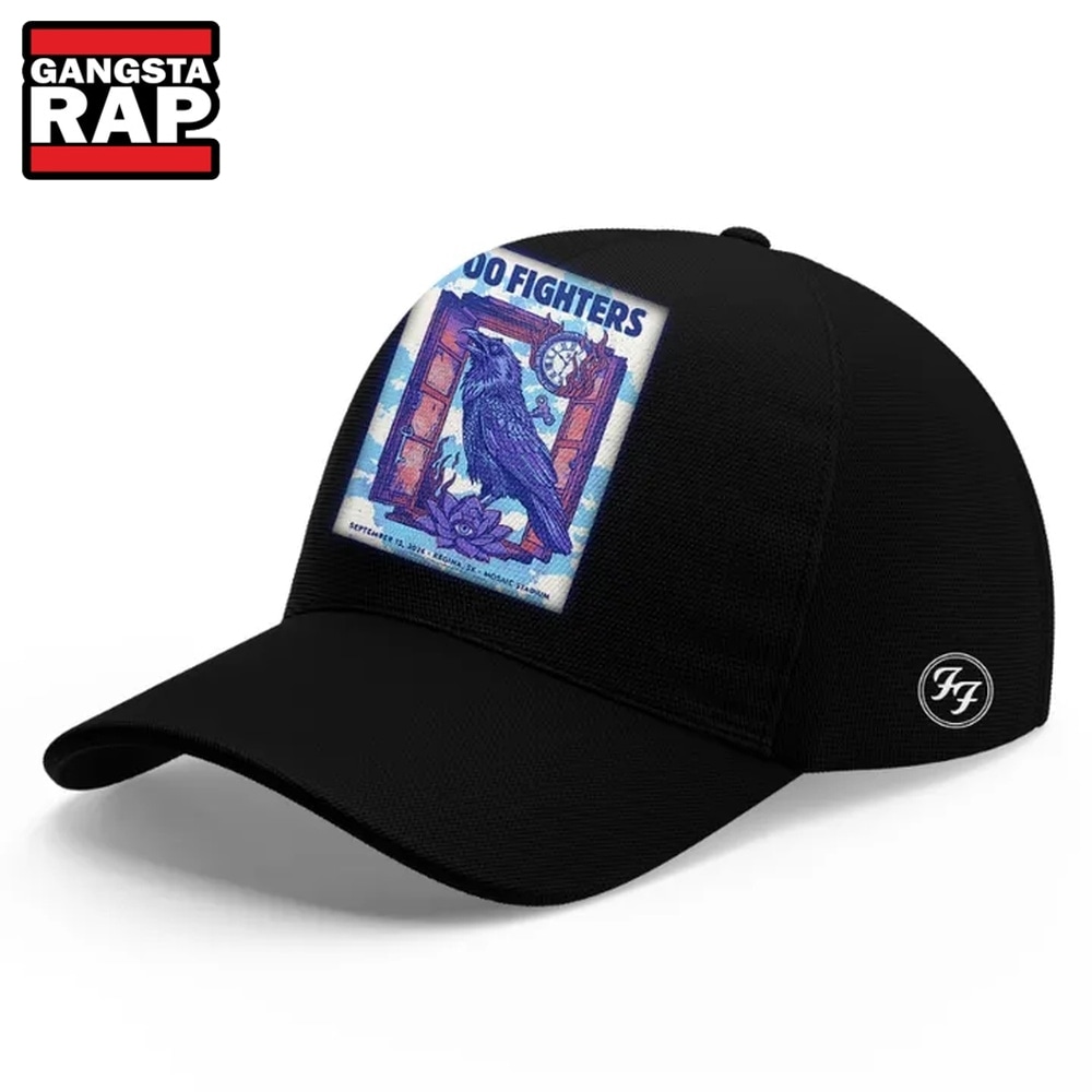 Foo Fighters Mosaic Stadium Regina 2026 Tour Classic Cap, Trendy Music Baseball Cap Foo Fighters Mosaic Stadium Regina 2026 Tour Classic Cap