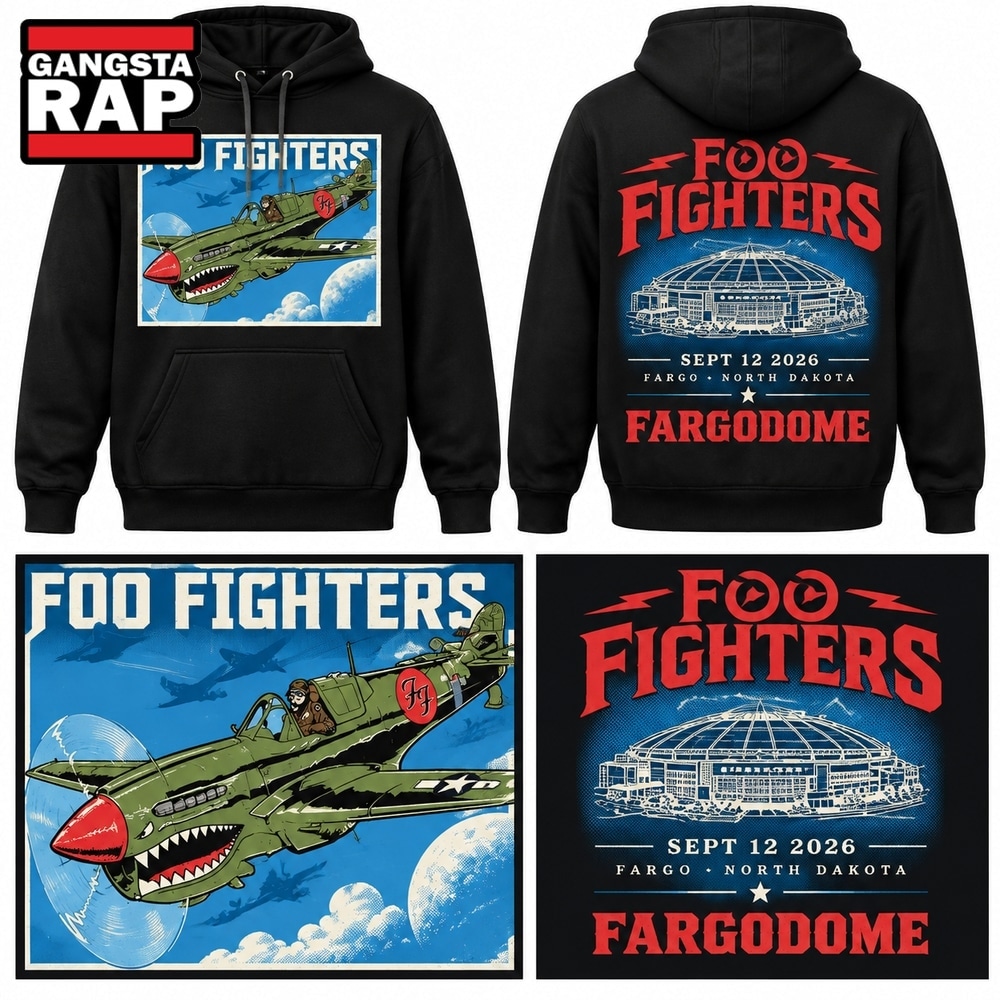 Foo Fighters Take Cover FargoDome 2026 Hoodie, Trending 3D Music Shirt Foo Fighters Take Cover Fargodome 2026 Hoodie