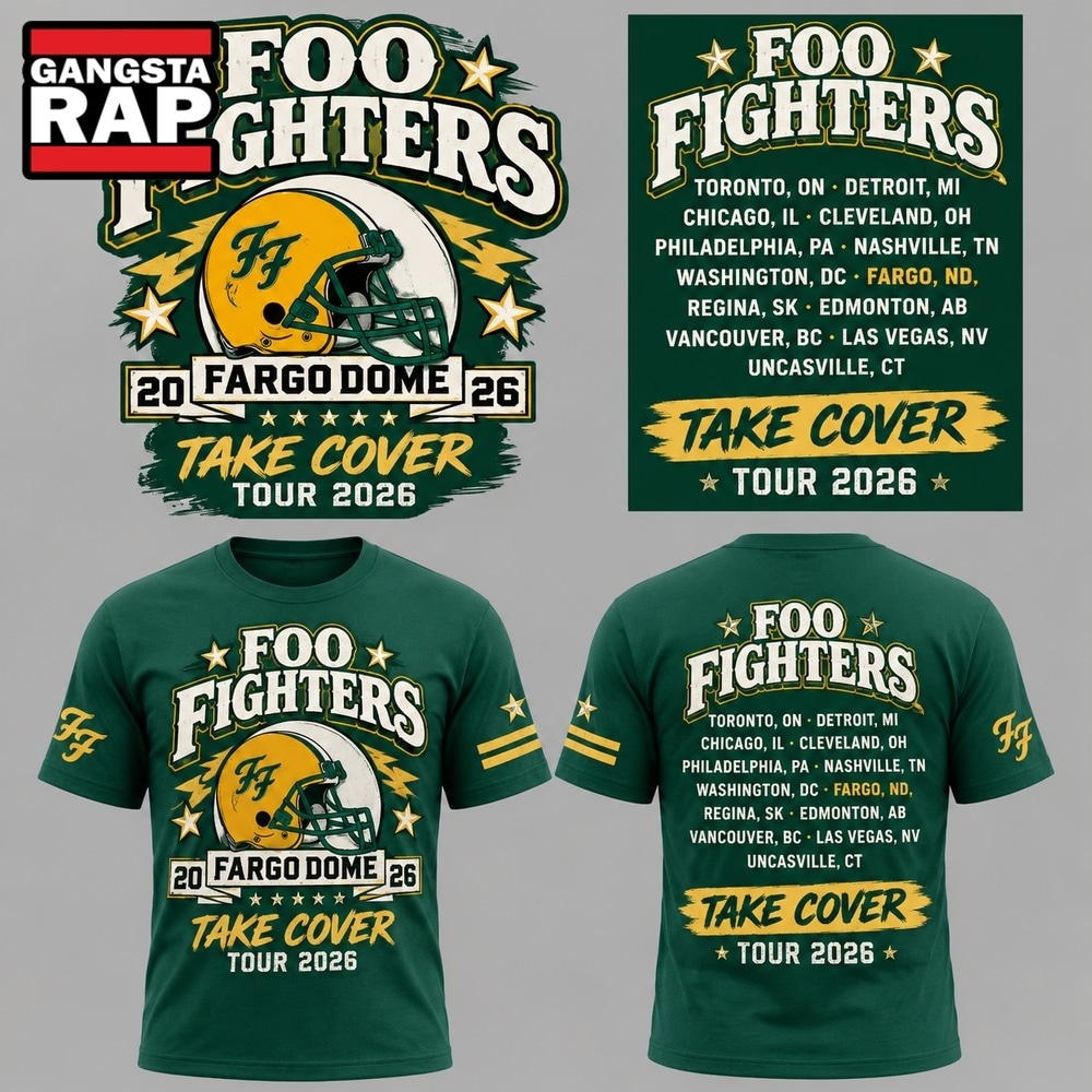 Foo Fighters x North Dakota State Bison Football Take Cover Tour T Shirt, Trending Design Shirt Foo Fighters x North Dakota State Bison Football Take Cover Tour T Shirt, Trending Design Shirt