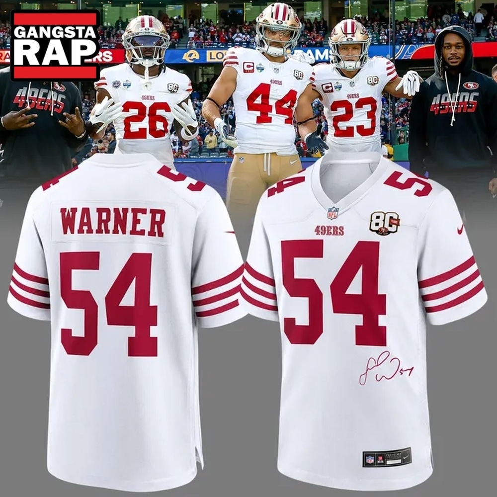 Fred Warner San Francisco 49ers 80th Anniversary Signatures Print Football Jersey, Trending Football Jersey Fred Warner San Francisco 49ers 80th Anniversary Signatures Print Football Jersey, Trending Football Jersey