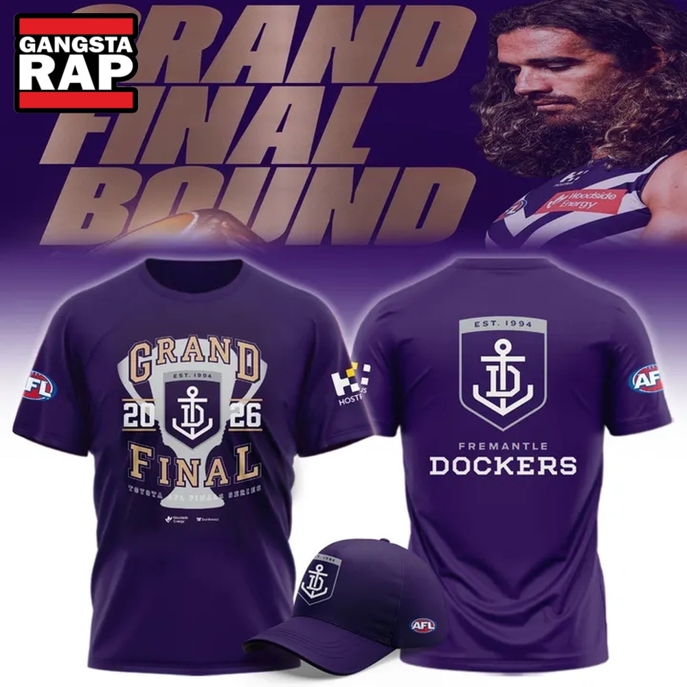 Fremantle Football Club Grand Final 2026 Purple T Shirt, Trending Design Shirt Fremantle Football Club Grand Final 2026 Purple T Shirt