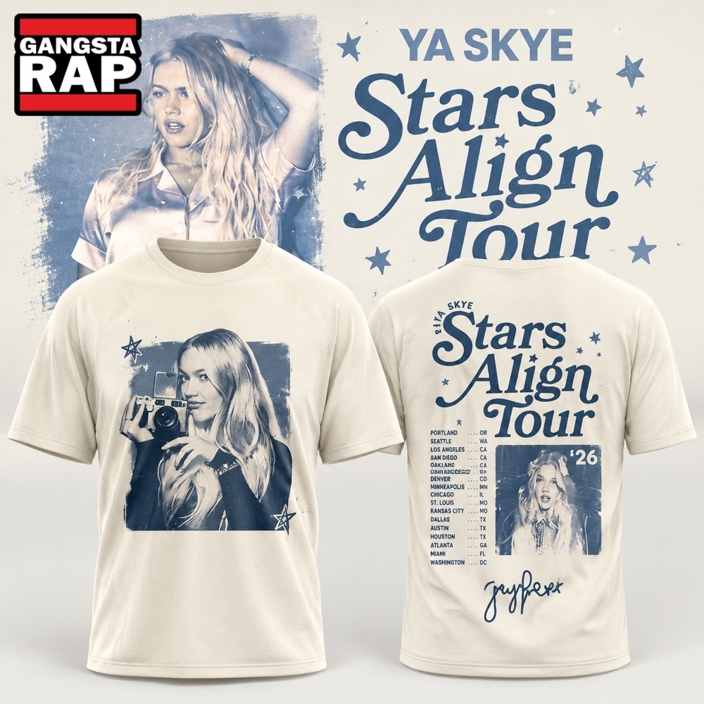 Freya Skye Stars Align Tour 2026 Special New Graphic T Shirt, Trending 3D Music Shirt Freya Skye Stars Align Tour 2026 Special New Graphic T Shirt, Trending 3D Music Shirt
