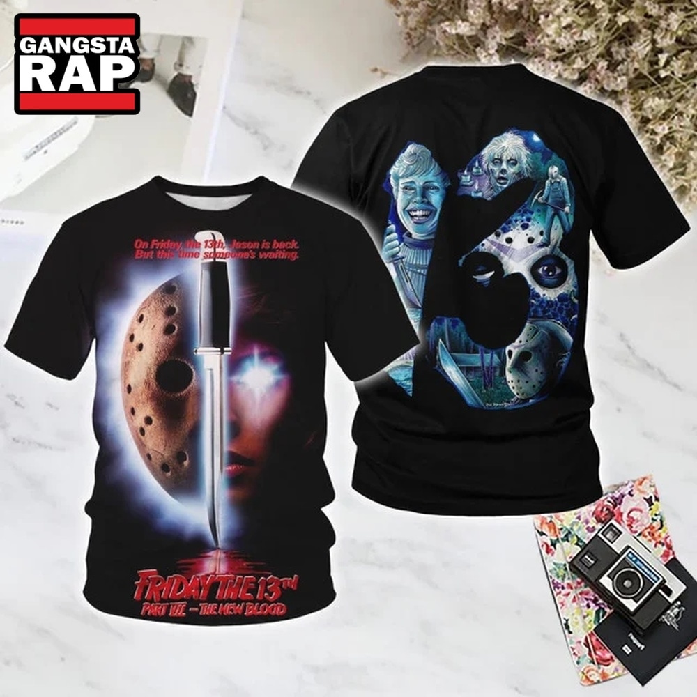 Friday the 13th HE BACK Halloween All Over Print T Shirt, Trending 3D Music Shirt Friday the 13th HE BACK Halloween All Over Print T Shirt, Trending 3D Music Shirt