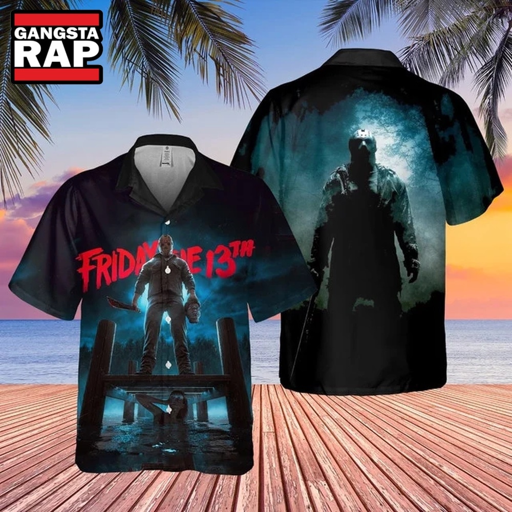 Friday the 13th Keep Quiet Halloween Hawaiian Shirt, Music Hawaiian Shirt Friday The 13th Keep Quiet Halloween Hawaiian Shirt