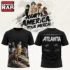 Gorillaz The North American Mountain Tour 2026 Limited Edition Black T Shirt, Trending 3D Music Shirt Gorillaz The North American Mountain Tour 2026 Limited Edition Black T Shirt