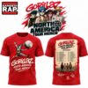 Gorillaz The North American Mountain Tour 2026 Limited Edition Red T Shirt, Trending 3D Music Shirt Gorillaz The North American Mountain Tour 2026 Limited Edition Red T Shirt