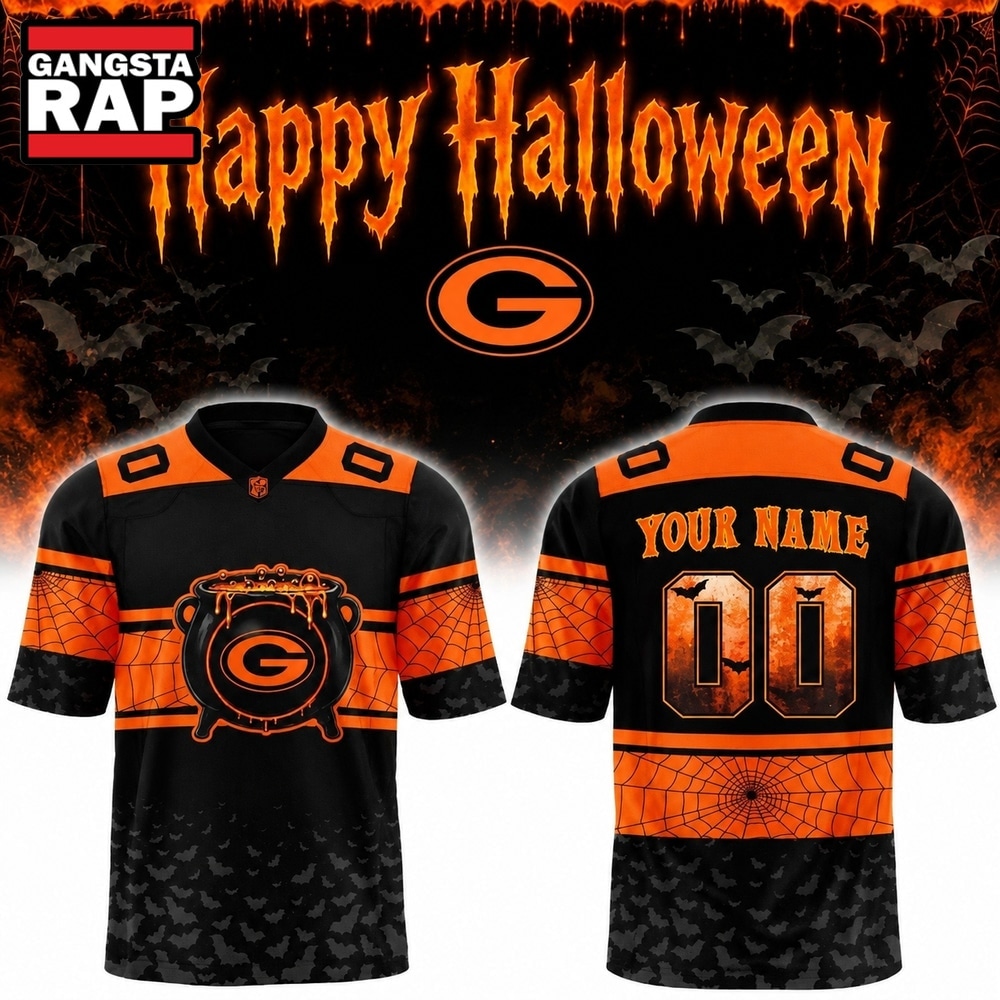 Green Bay Packers Happy Halloween 2026 Custom Football Jersey, Trending Football Jersey Green Bay Packers Happy Halloween 2026 Custom Football Jersey, Trending Football Jersey