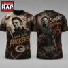 Green Bay Packers NFL Michael Myers Sunday Nightmares Horror Halloween 3D T Shirt, Football New Design Shirt Green Bay Packers Nfl Michael Myers Sunday Nightmares Horror Halloween 3D T Shirt