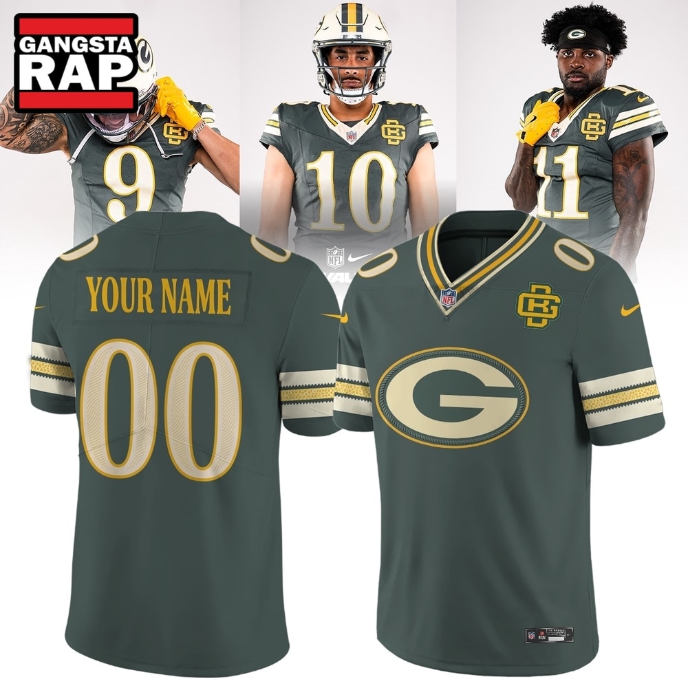 Green Bay Packers NFL Rivalries 2026 Custom Name And Number Football Jersey, Trending Football Jersey Green Bay Packers Nfl Rivalries 2026 Custom Name And Number Football Jersey