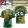 Green Bay Packers NFL Sunday Legends Tie Dye 3D Shirt, Football New Design Shirt Green Bay Packers Nfl Sunday Legends Tie Dye 3D Shirt