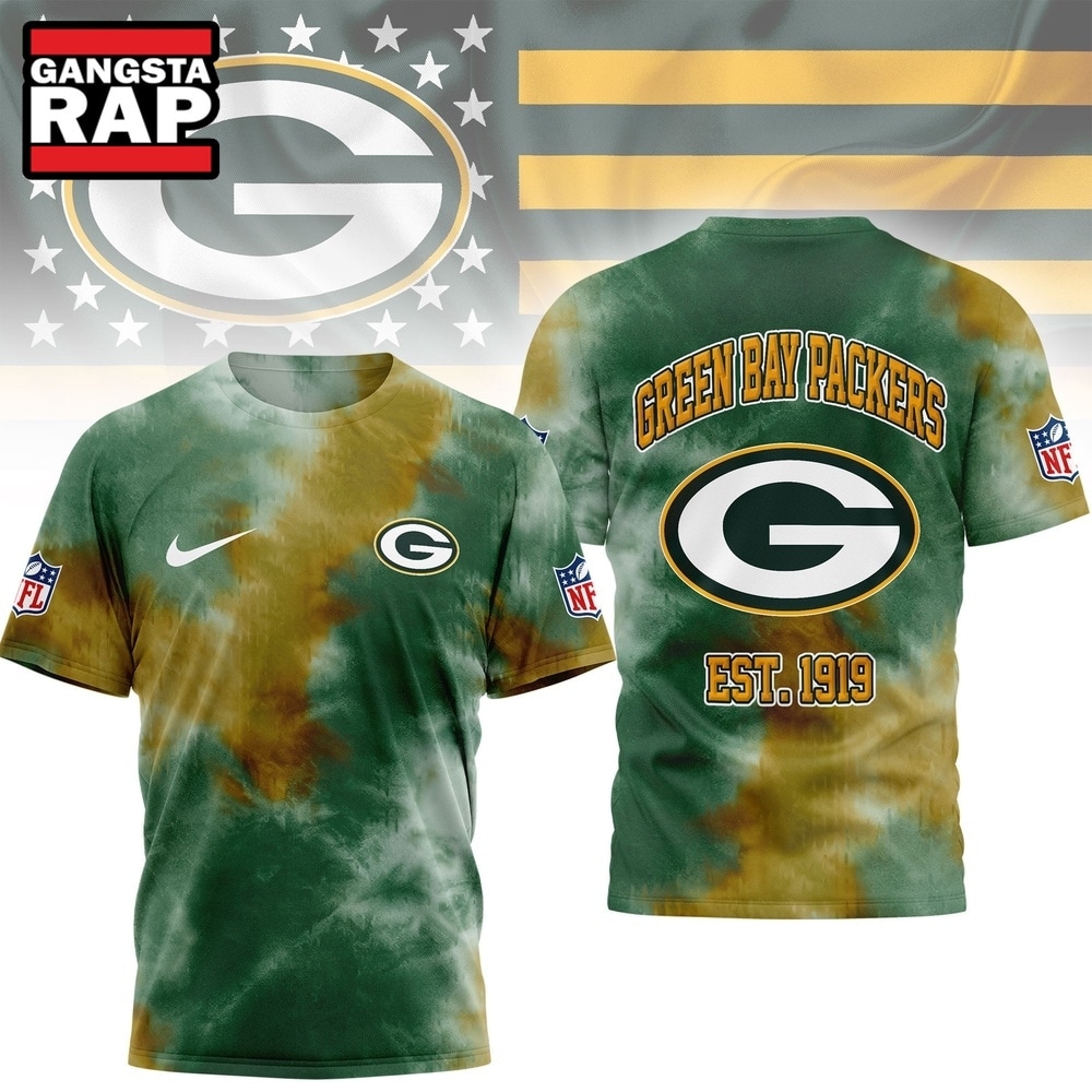 Green Bay Packers NFL Sunday Legends Tie Dye 3D Shirt, Football New Design Shirt Green Bay Packers NFL Sunday Legends Tie Dye 3D Shirt, Football New Design Shirt