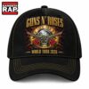 Guns N Roses World Tour 2026 Bullet Logo Classic Baseball Cap, Trendy Music Baseball Cap Guns N Roses World Tour 2026 Bullet Logo Classic Baseball Cap