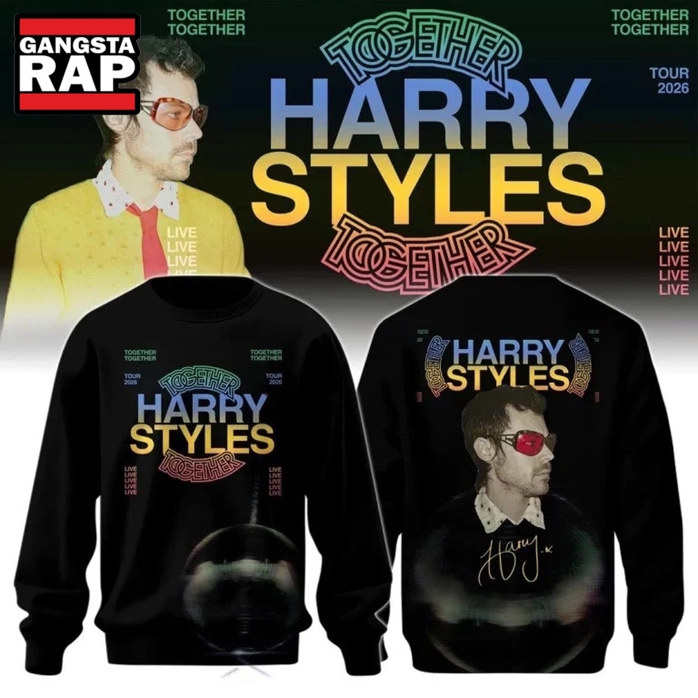 Harry Styles Merch Together Tour 2026 Sweatshirt, Trending 3D Music Shirt Harry Styles Merch Together Tour 2026 Sweatshirt, Trending 3D Music Shirt