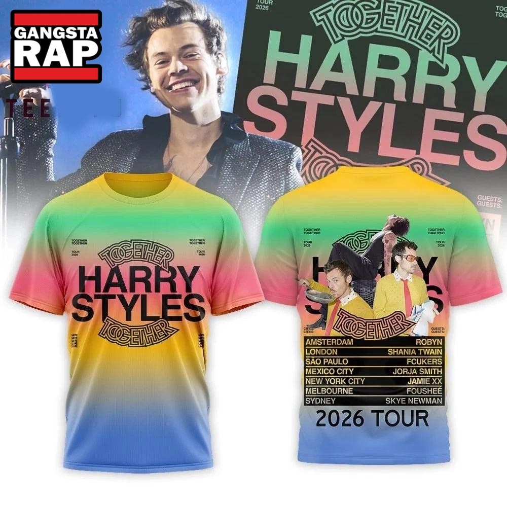 Harry Styles Together 3D T Shirts, Trending 3D Music Shirt Harry Styles Together 3D T Shirts, Trending 3D Music Shirt