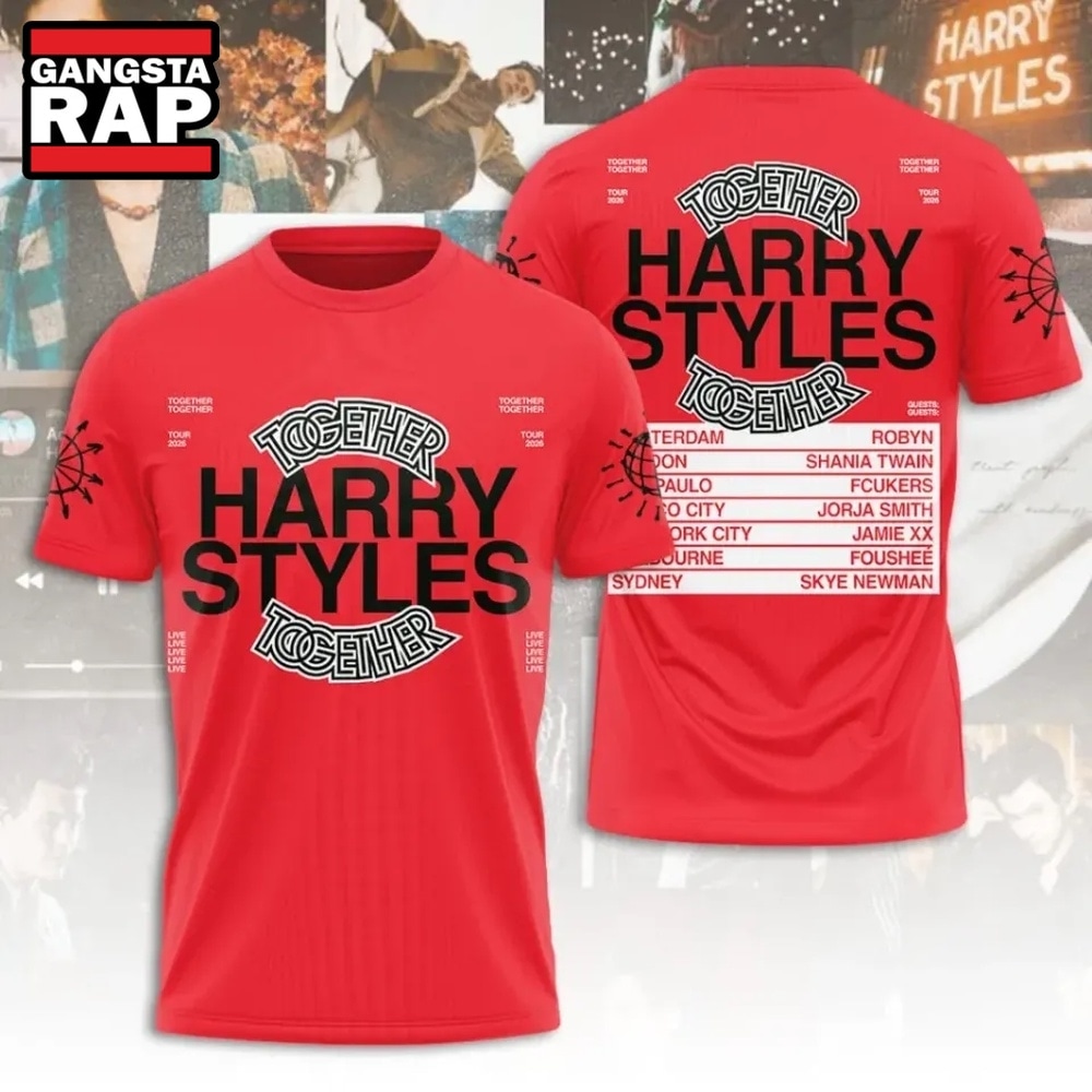Harry Tour 2026 3D Shirt, Trending 3D Music Shirt Harry Tour 2026 3D Shirt, Trending 3D Music Shirt