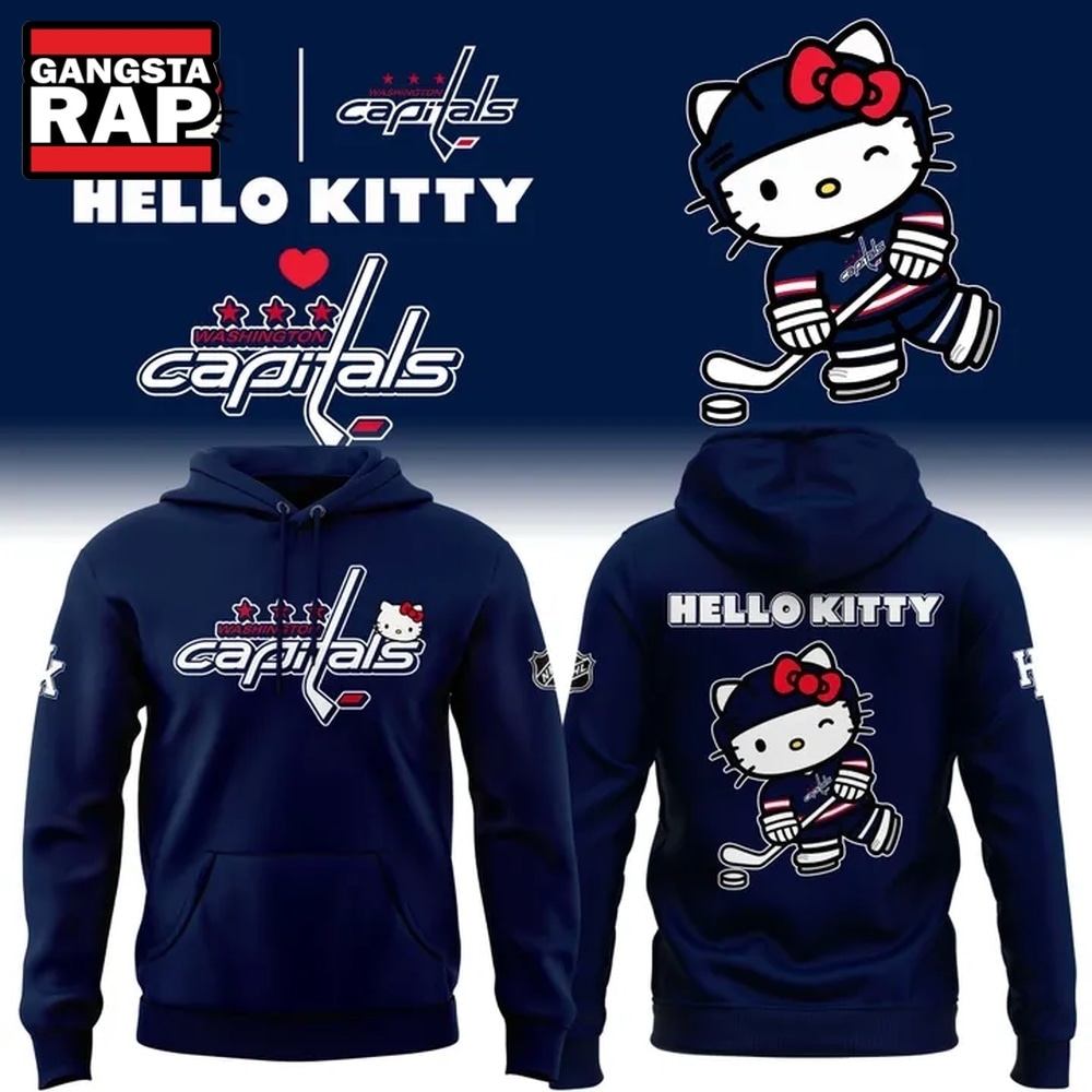 Where to Buy Washington Capitals Merch Fans Are Searching For 8 Hello Kitty x Washington Capitals Hoodie Shirt, Trending Design Shirt