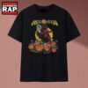 Helloween Hooded Sorcerer Crystal Ball Pumpkins Graphic T Shirt, Music 2D Shirt Helloween Hooded Sorcerer Crystal Ball Pumpkins Graphic T Shirt