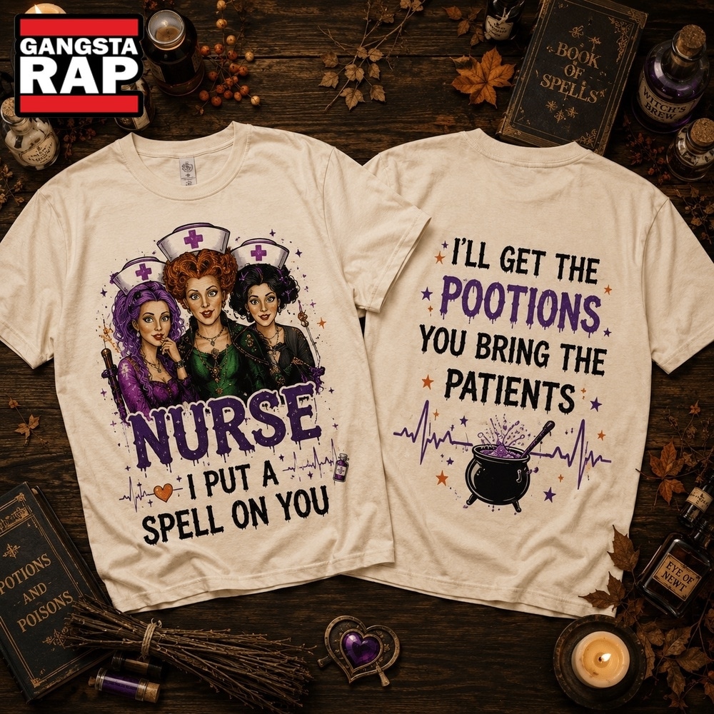 Hocus Pocus Nurse I Put A Spell On You 3D Shirt, Trending 3D Music Shirt Hocus Pocus Nurse I Put A Spell ON You 3D Shirt