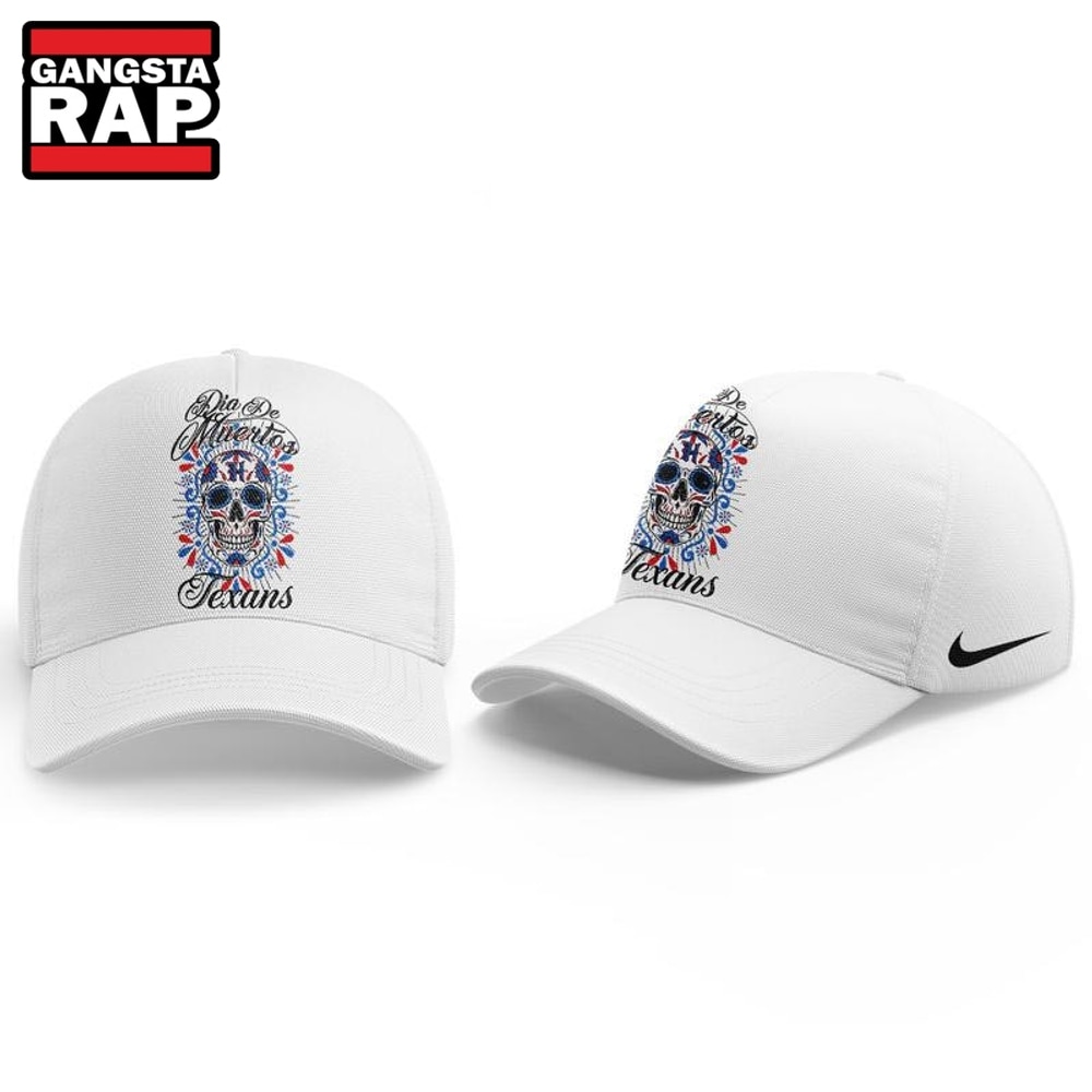 Houston Texans x Dia de los Muertos Graphic 2026 Baseball Cap, Trending Baseball Cap Houston Texans x Dia de los Muertos Graphic 2026 Baseball Cap, Trending Baseball Cap