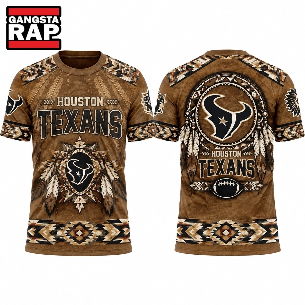 Houston Texans x Native American Heritage T Shirt, Trending Design Shirt Houston Texans X Native American Heritage T Shirt