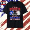I’m a Buckeye on Saturdays and a Giant on Sundays T Shirt, Trending 2D Shirt I M A Buckeye ON Saturdays And A Giant ON Sundays T Shirt