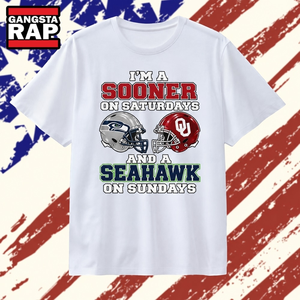 I’m a Sooner on Saturdays and a Seahawk on Sundays T Shirt, Trending 2D Shirt I’m a Sooner on Saturdays and a Seahawk on Sundays T Shirt, Trending 2D Shirt