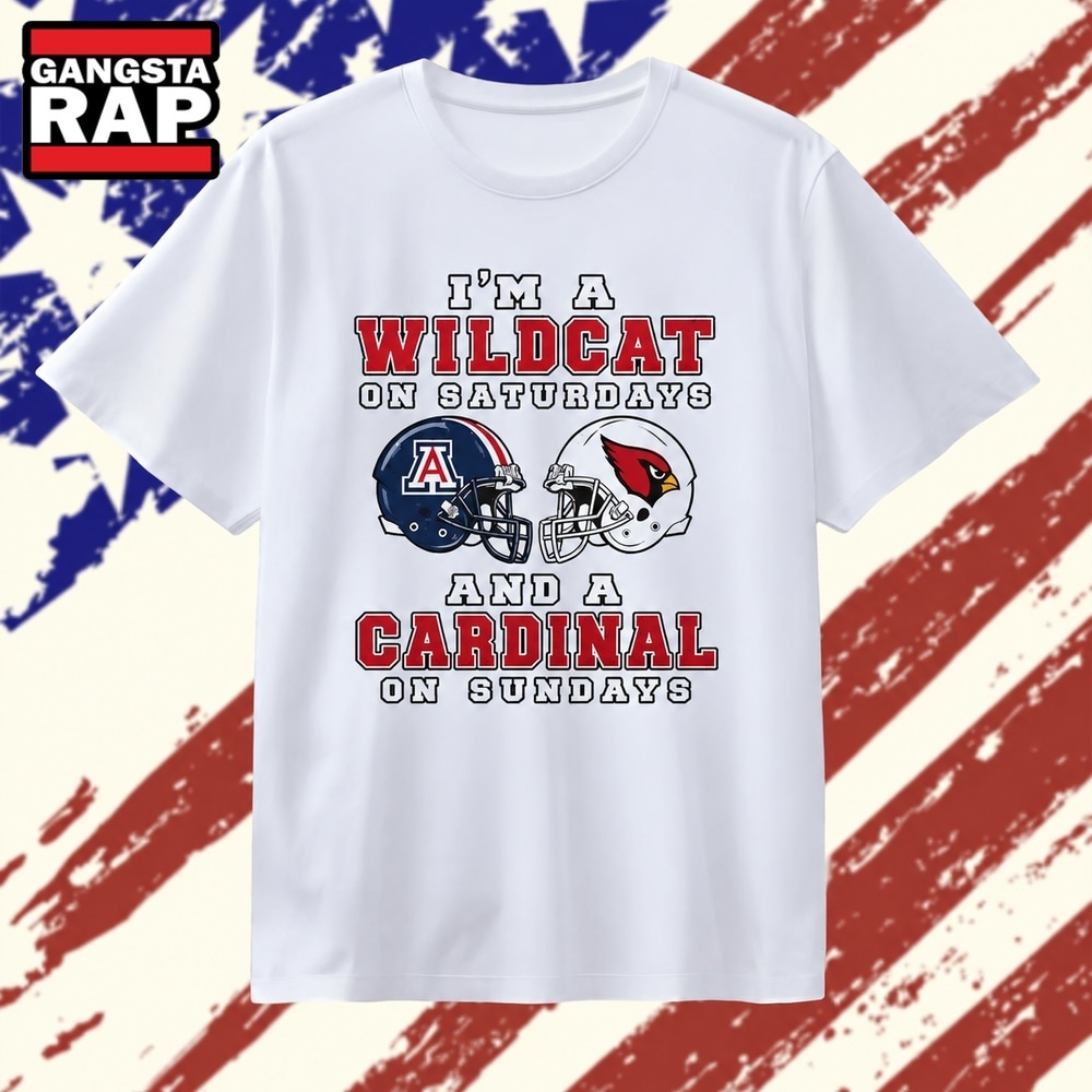 I’m a Wildcat on Saturdays and a Cardinal on Sundays T Shirt, Trending 2D Shirt I’m a Wildcat on Saturdays and a Cardinal on Sundays T Shirt, Trending 2D Shirt