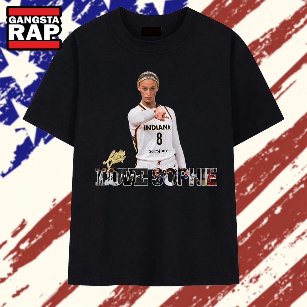 Indiana Fever I Love Sophie Cunningham #8 Basketball Graphic T Shirt, Trending 2D Shirt Indiana Fever I Love Sophie Cunningham #8 Basketball Graphic T Shirt, Trending 2D Shirt