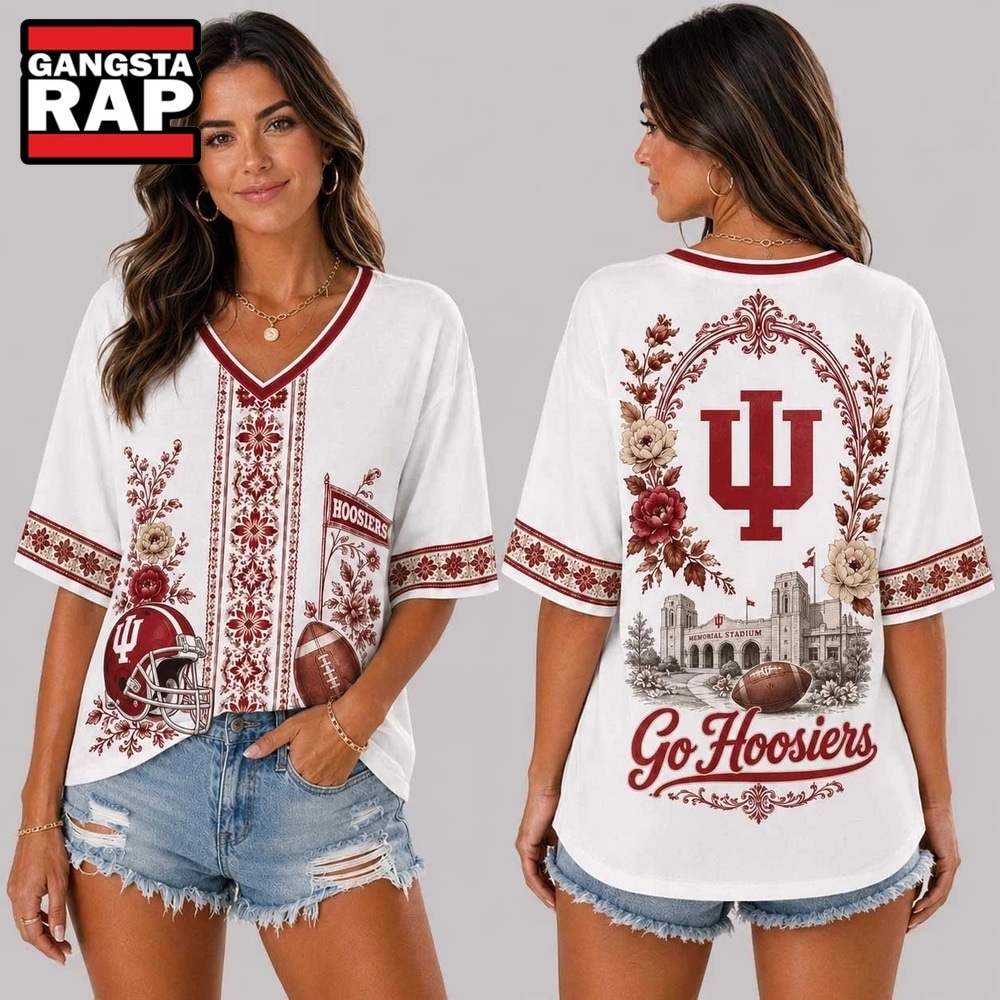 Indiana Hoosiers NCAA Collegiate Pride Collection V Neck T Shirt, NCAA V Neck T-Shirt Indiana Hoosiers NCAA Collegiate Pride Collection V Neck T Shirt, NCAA V Neck T-Shirt