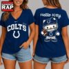 Indianapolis Colts NFL Hello Kitty Football V Neck T Shirt, NFL V Neck T-Shirt 3 Indianapolis Colts NFL Hello Kitty Football V Neck T Shirt, NFL V Neck T-Shirt Indianapolis Colts Nfl Hello Kitty Football V Neck T Shirt