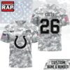 Indianapolis Colts NFL Salute to Service Custom Name & Number Camo 3D Shirt, Football New Design Shirt 3 Indianapolis Colts NFL Salute to Service Custom Name & Number Camo 3D Shirt, Football New Design Shirt Indianapolis Colts Nfl Salute TO Service Custom Name Number Camo 3D Shirt