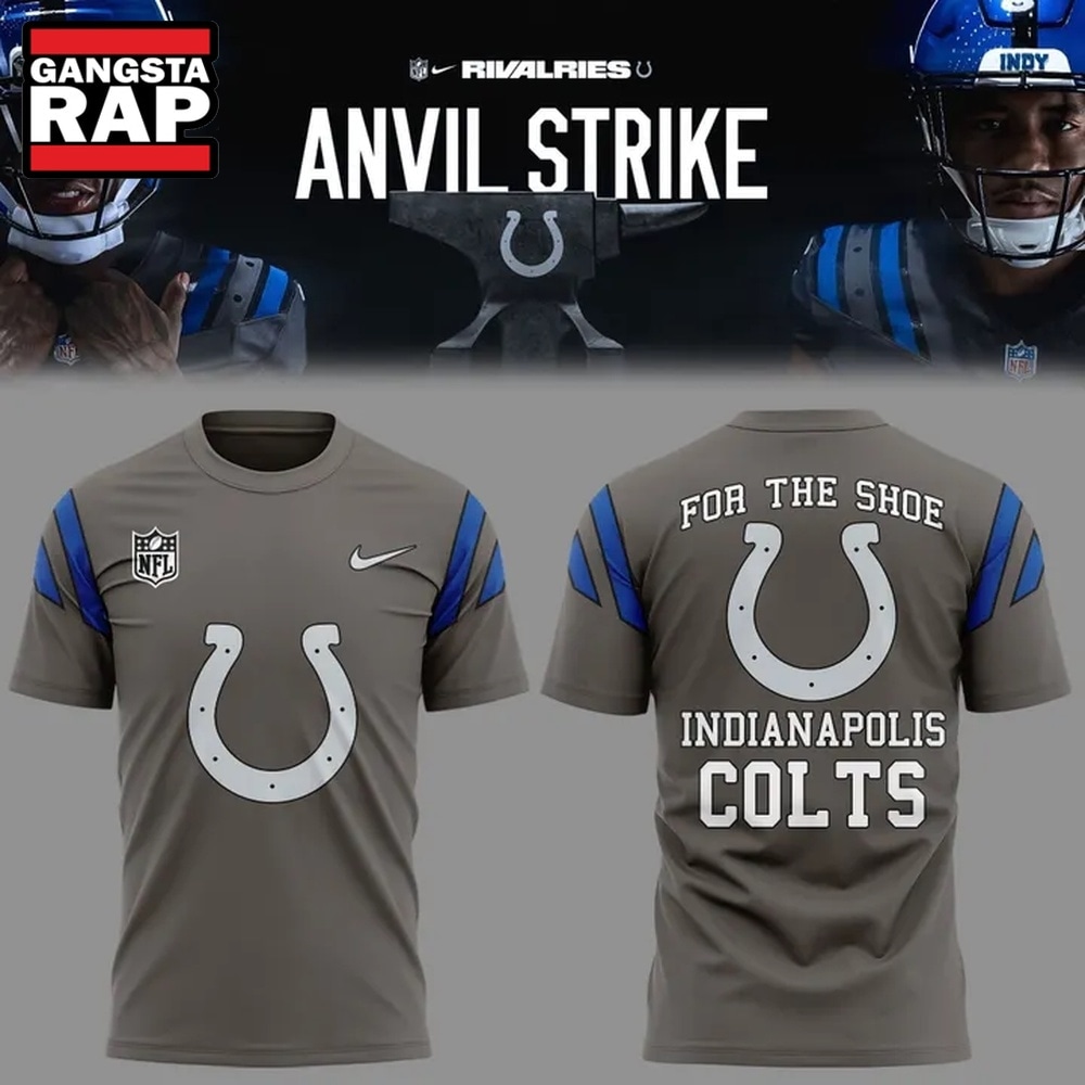 Indianapolis Colts NFL x Rivalries Anvil Strike 2026 T Shirt, Trending Design Shirt Indianapolis Colts NFL x Rivalries Anvil Strike 2026 T Shirt, Trending Design Shirt