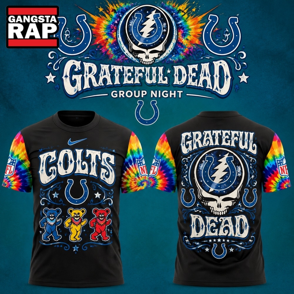 Indianapolis Colts x Grateful Dead Night 2026 Limited Edition T Shirt, Trending 3D Music Shirt Indianapolis Colts x Grateful Dead Night 2026 Limited Edition T Shirt, Trending 3D Music Shirt