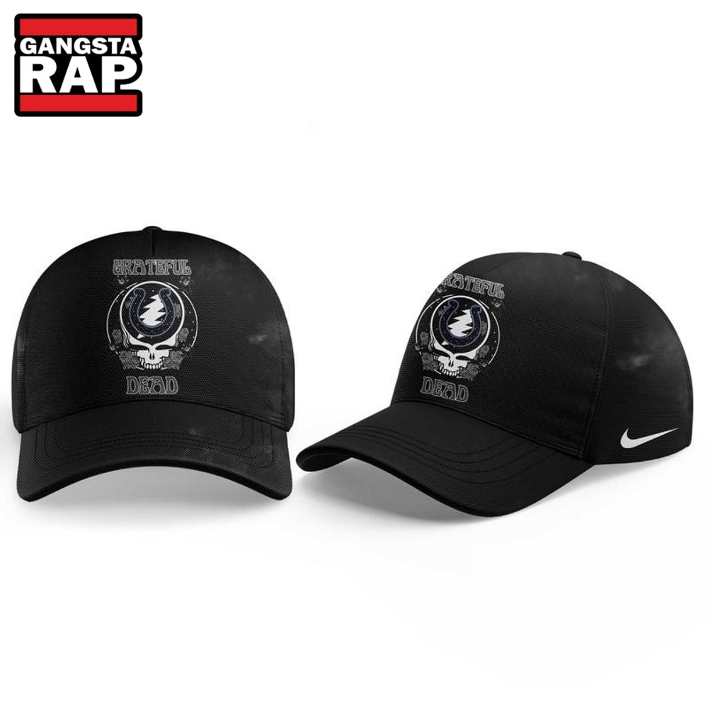 Indianapolis Colts x Grateful Dead Night 2026 Special New Cap, Trendy Music Baseball Cap Indianapolis Colts X Grateful Dead Night 2026 Special New Cap
