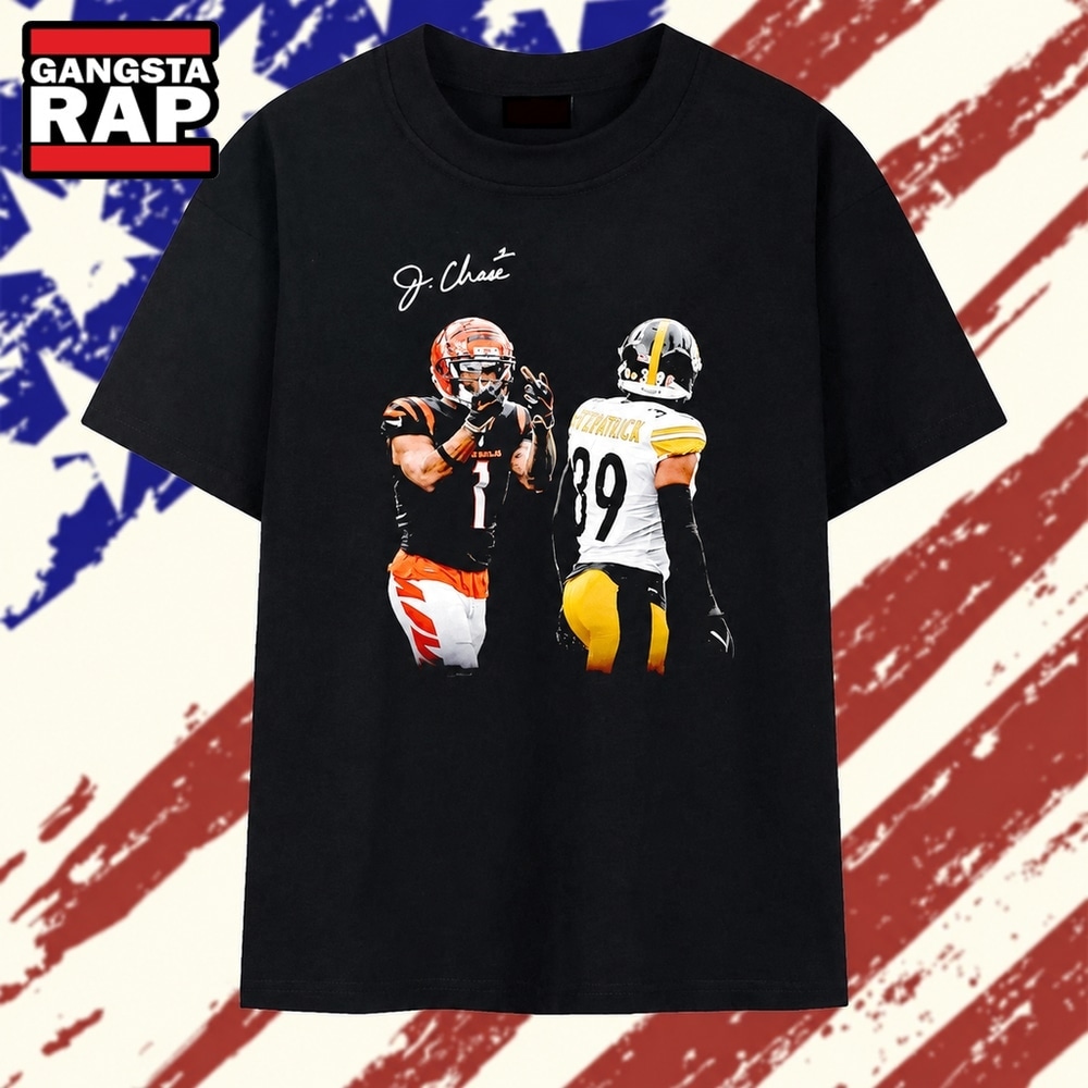 Ja’Marr Chase and Minkah Fitzpatrick NFL Signature T Shirt, Trending 2D Shirt JA Marr Chase And Minkah Fitzpatrick Nfl Signature T Shirt