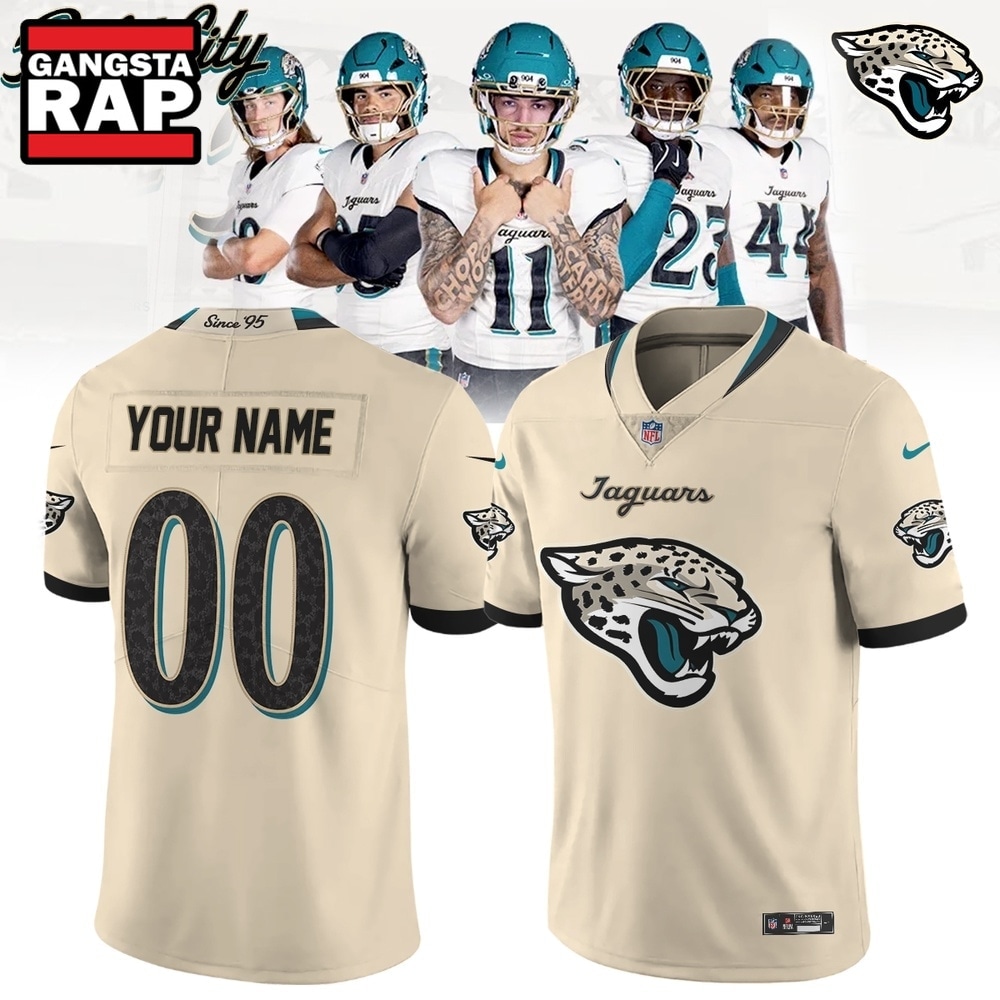 Jacksonville Jaguars NFL Rivalries 2026 Custom Name And Number Football Jersey, Trending Football Jersey Jacksonville Jaguars Nfl Rivalries 2026 Custom Name And Number Football Jersey