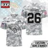 Jacksonville Jaguars NFL Salute to Service Custom Name & Number Camo 3D Shirt, Football New Design Shirt Jacksonville Jaguars Nfl Salute TO Service Custom Name Number Camo 3D Shirt