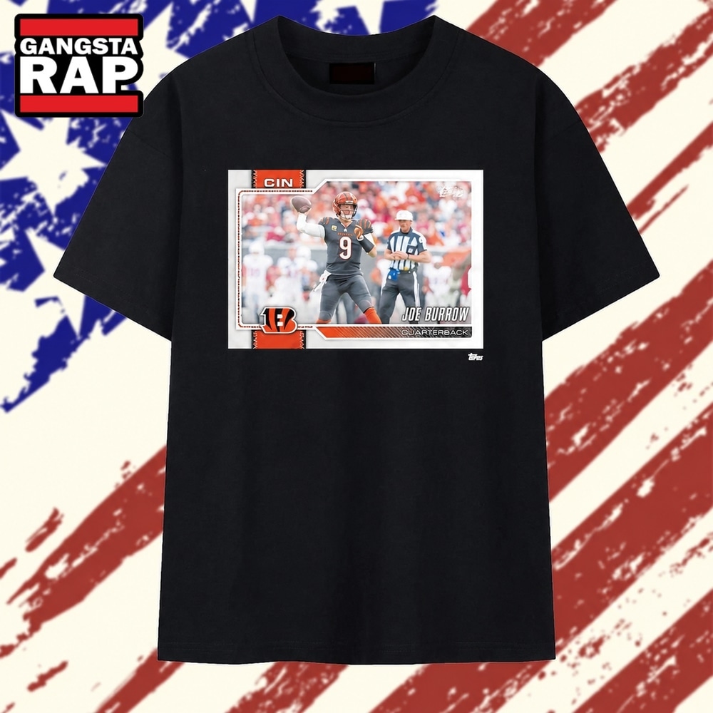 Joe Burrow Cincinnati Bengals Quarterback T Shirt, Trending 2D Shirt Joe Burrow Cincinnati Bengals Quarterback T Shirt