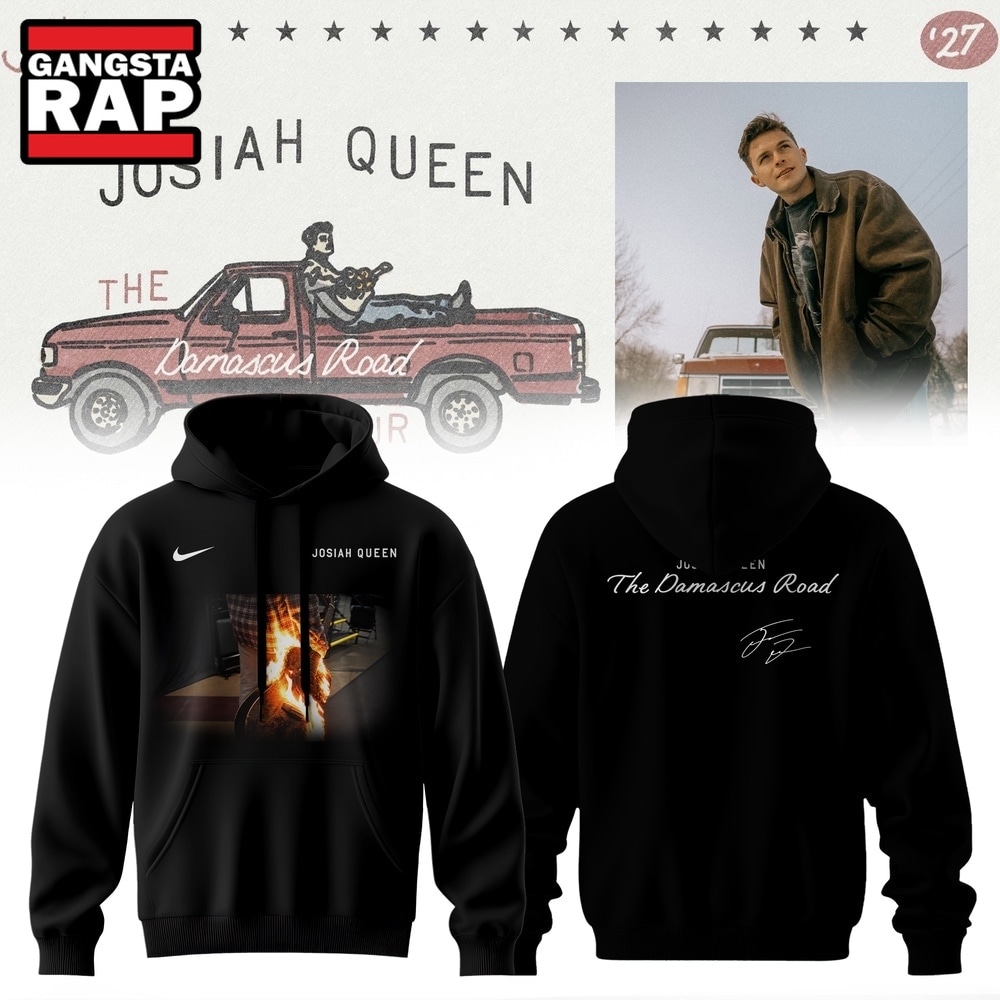 Josiah Queen Damascus Road Tour 2027 Limited Edition Signature Hoodie, Trending 3D Music Shirt Josiah Queen Damascus Road Tour 2027 Limited Edition Signature Hoodie