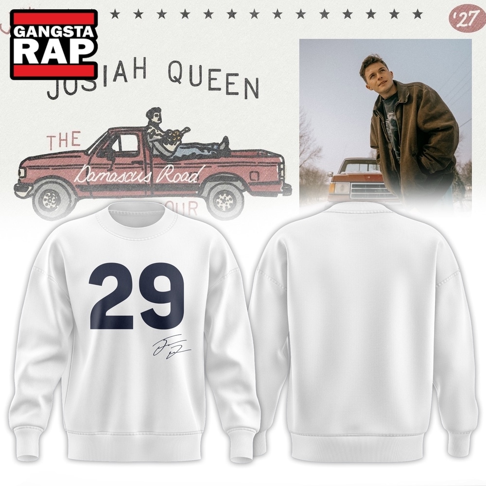 Josiah Queen Damascus Road Tour 2027 Limited Edition Signature Sweatshirt, Trending 3D Music Shirt Josiah Queen Damascus Road Tour 2027 Limited Edition Signature Sweatshirt