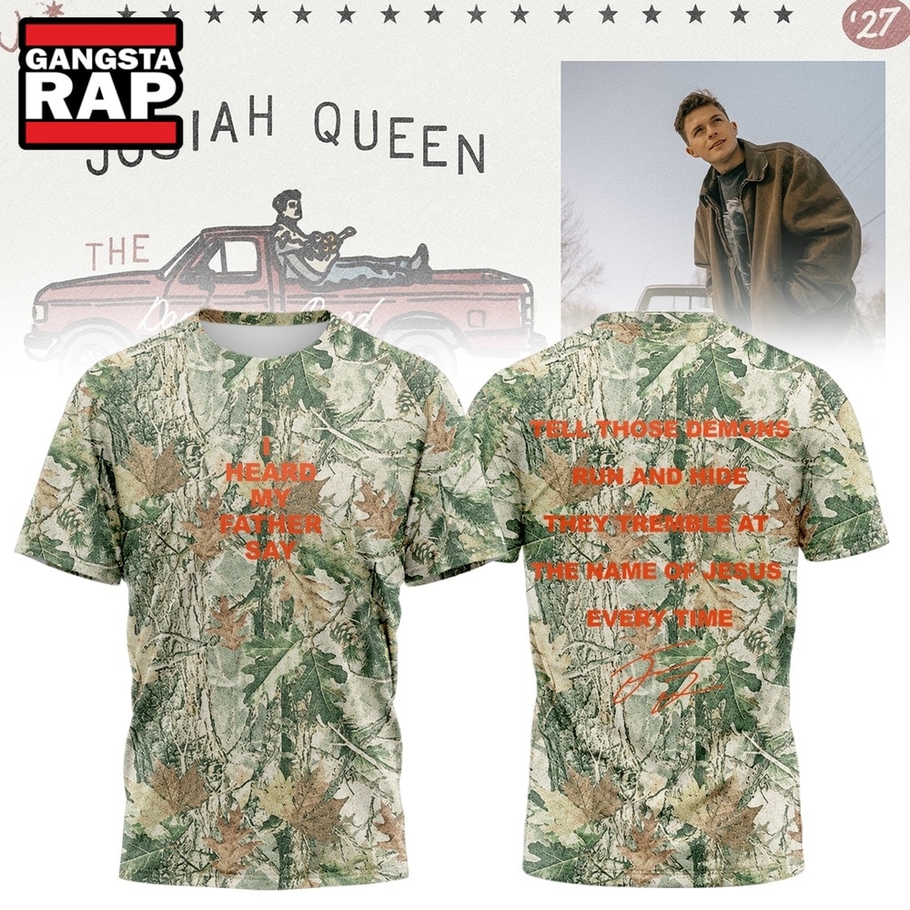 Josiah Queen Damascus Road Tour 2027 Limited Edition Signature T Shirt, Trending 3D Music Shirt Josiah Queen Damascus Road Tour 2027 Limited Edition Signature T Shirt, Trending 3D Music Shirt